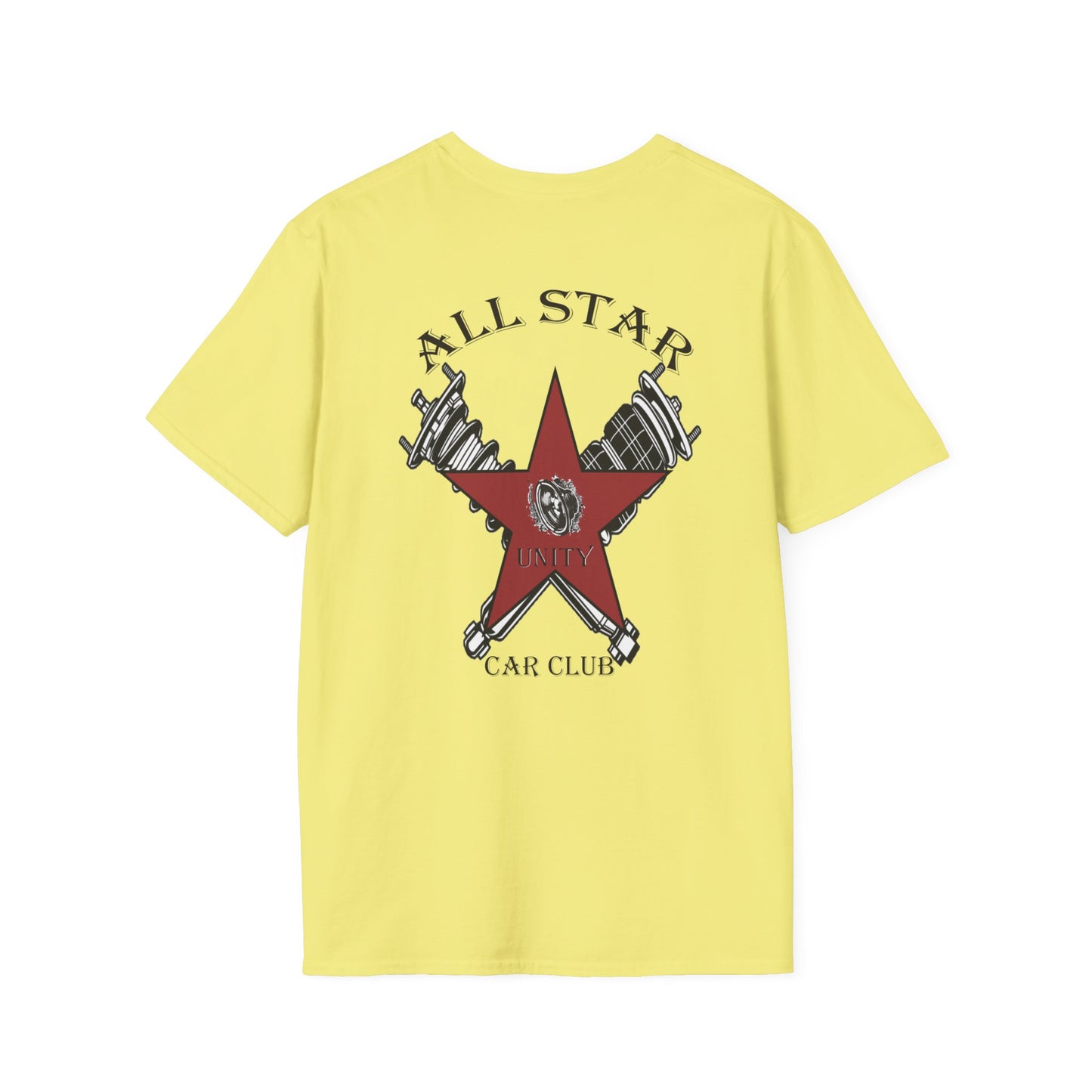 All Star Unity Car Club Unisex Softstyle T-Shirt