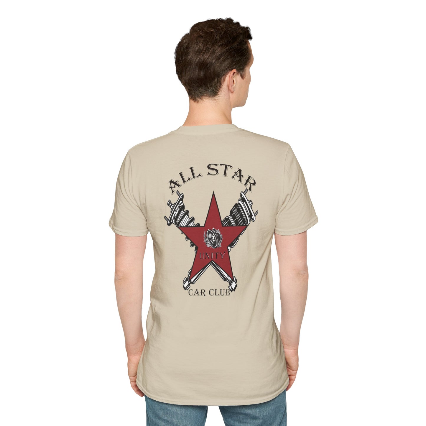 All Star Unity Car Club Unisex Softstyle T-Shirt