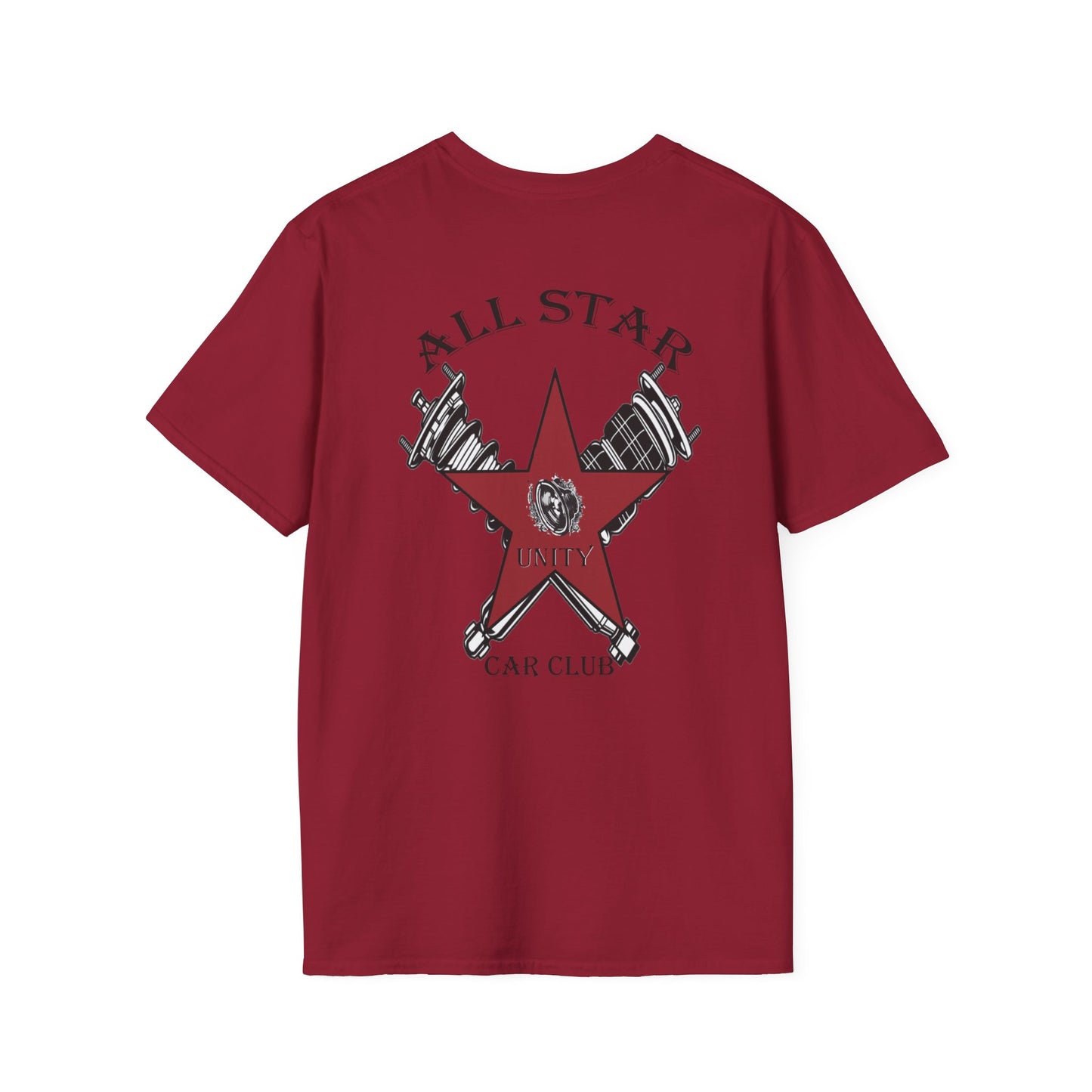 All Star Unity Car Club Unisex Softstyle T-Shirt