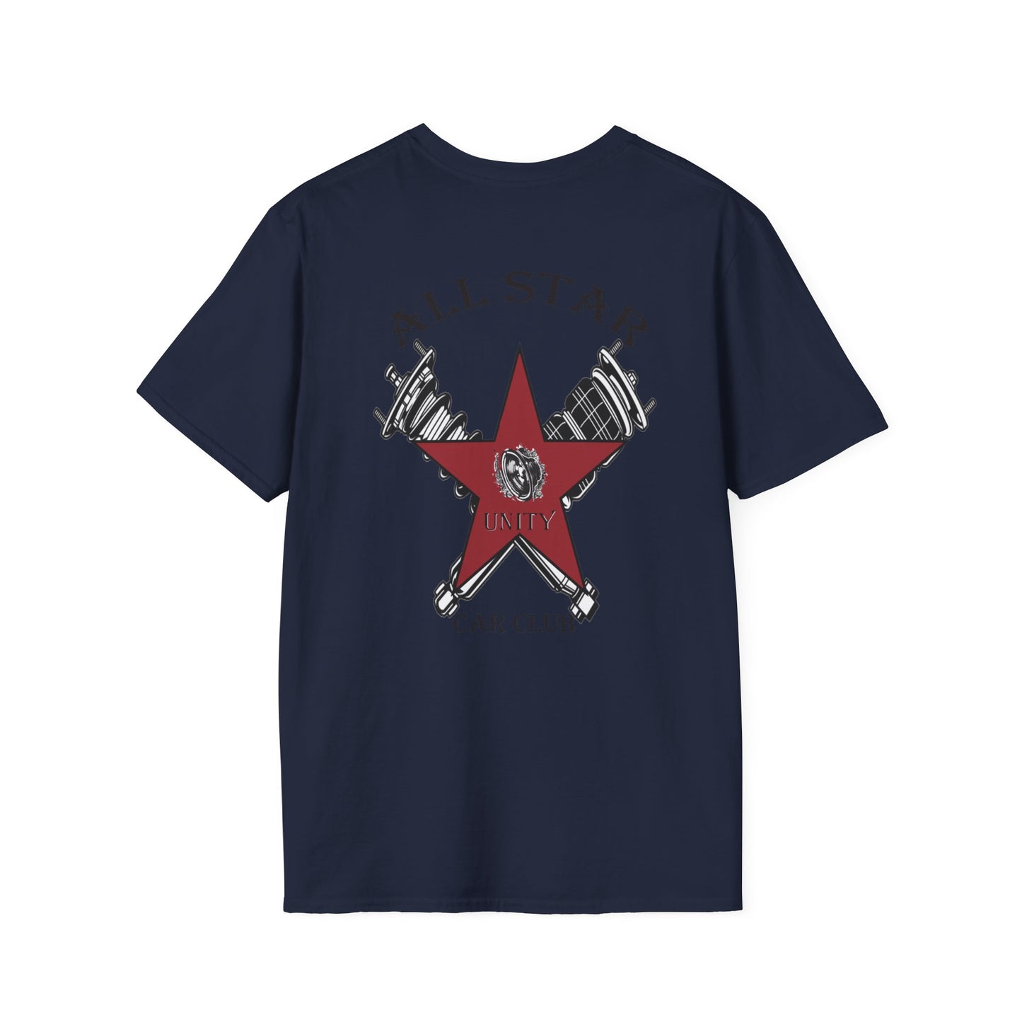 All Star Unity Car Club Unisex Softstyle T-Shirt