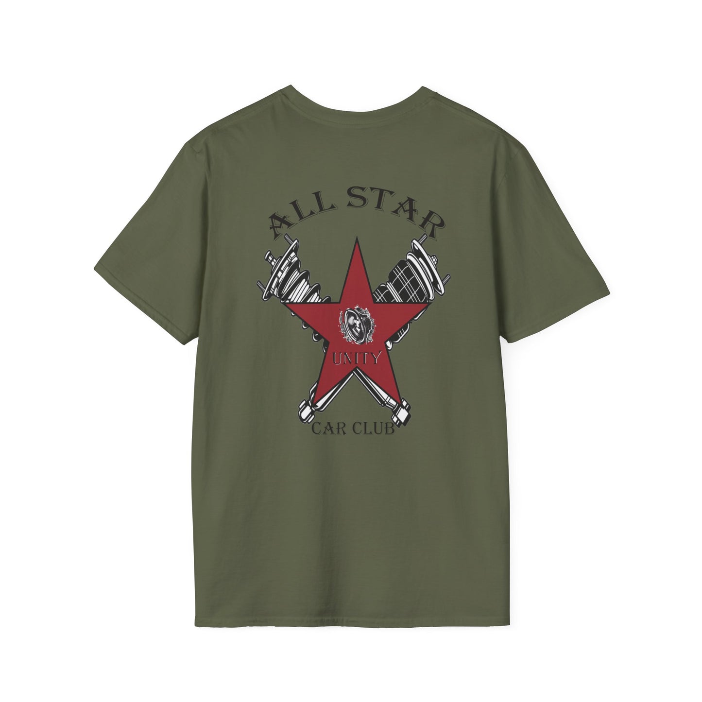 All Star Unity Car Club Unisex Softstyle T-Shirt