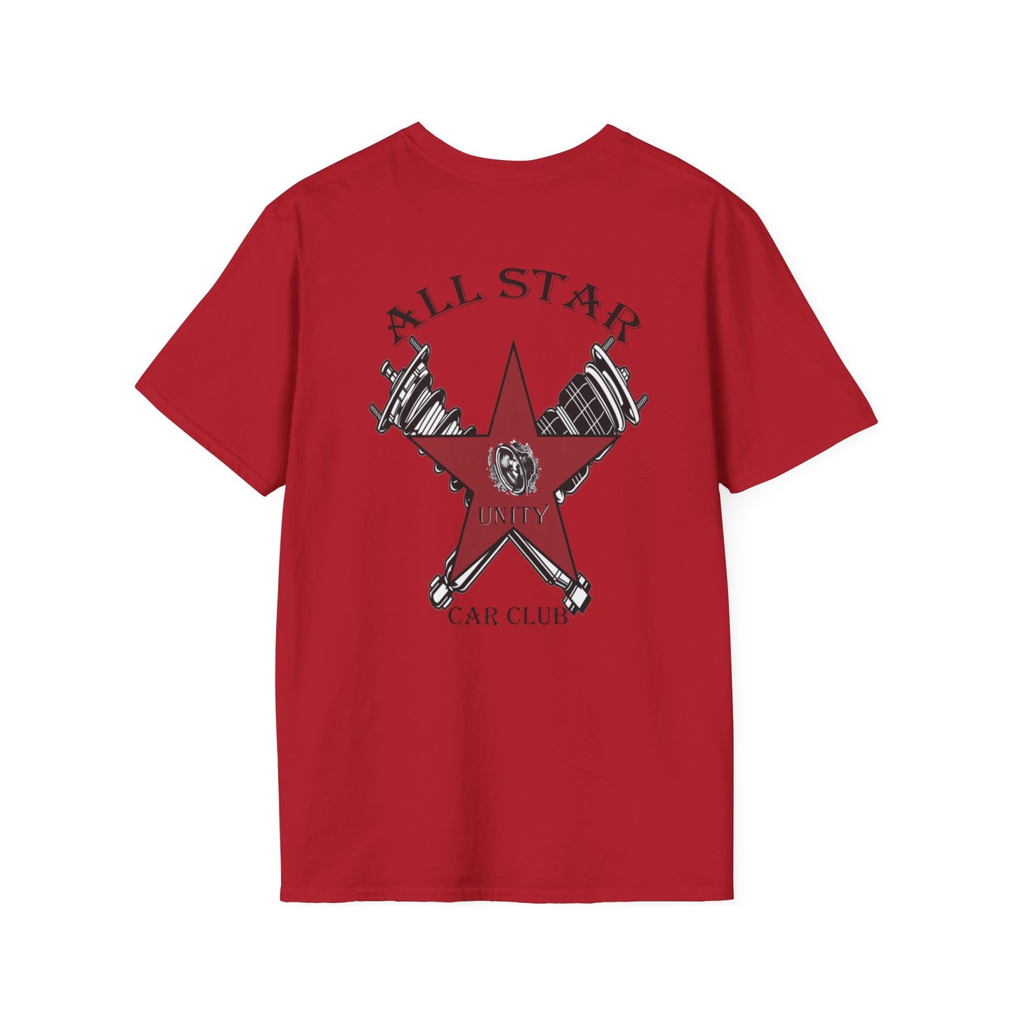 All Star Unity Car Club Unisex Softstyle T-Shirt